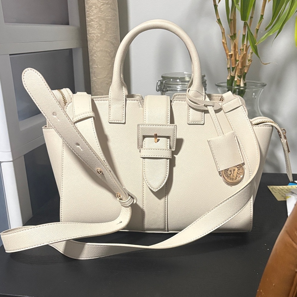 Anne Klein Cream Satchel Bag